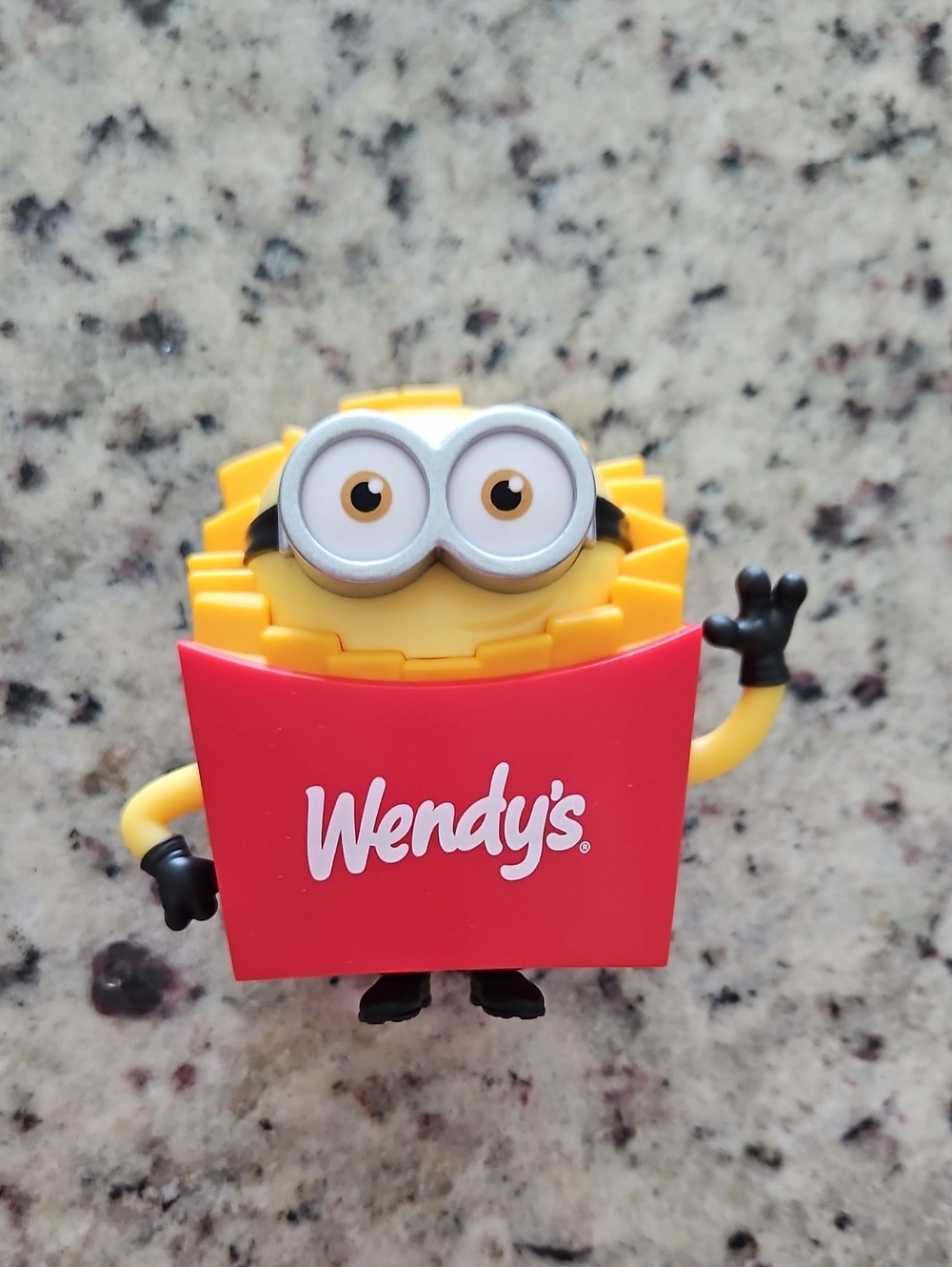 Wendy's Minion French Fry Toy - Red & Yellow Collectible